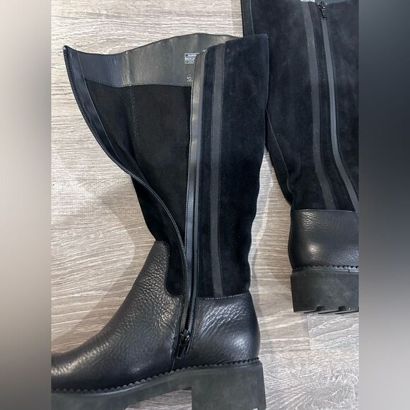 New Vionic Fallbrook Water Resistant Knee High Women Boots Size 7 Black - Picture 5 of 6